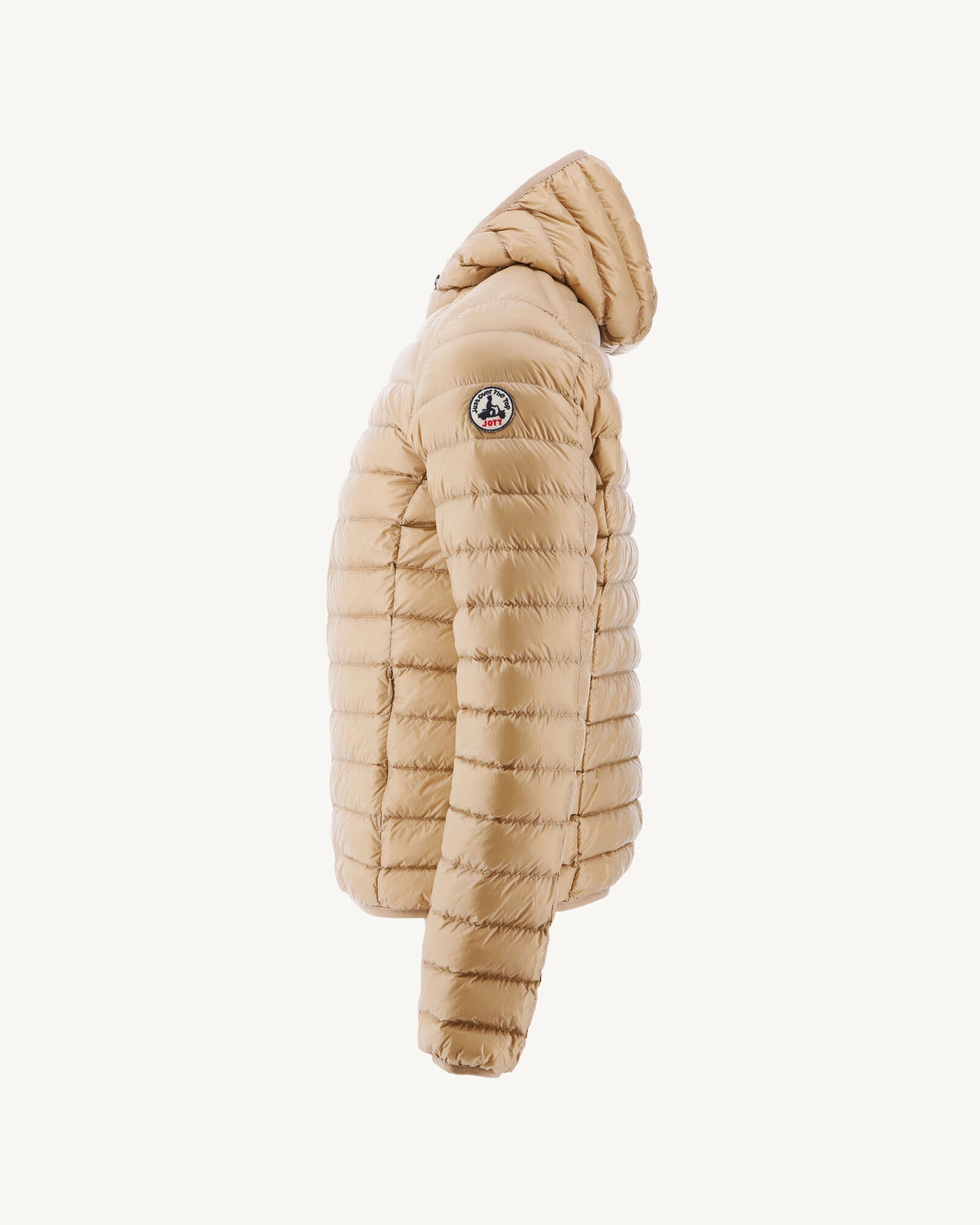 Doudoune légère à capuche Beige Nico