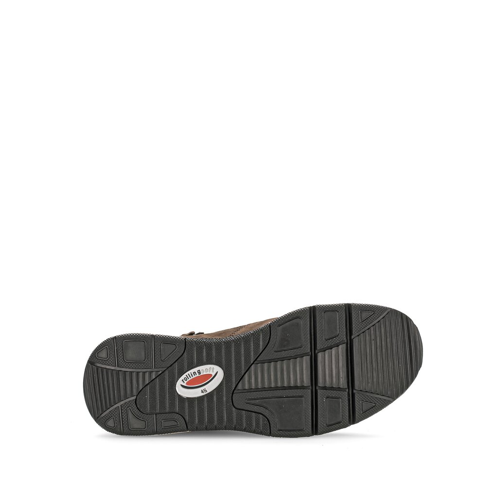 rollingsoft Schnürstiefelette braun