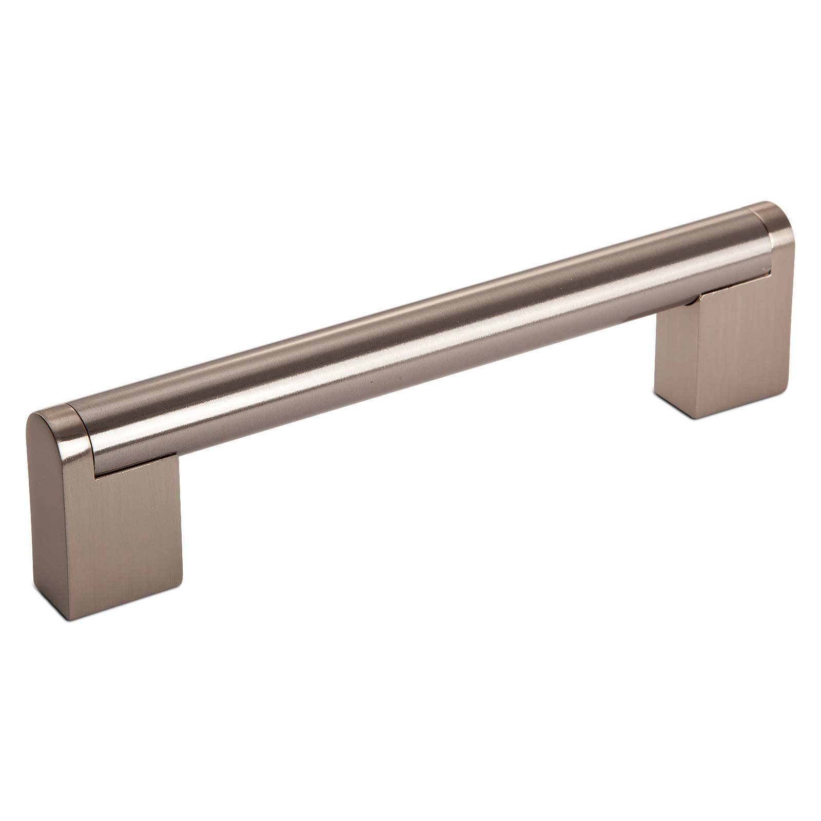 SO-TECH® Möbelgriff Stangengriff E7 Edelstahloptik BA 128 - 320 mm - incl. Schrauben, Griff Schrankgriff Schubladengriff - incl. Schrauben