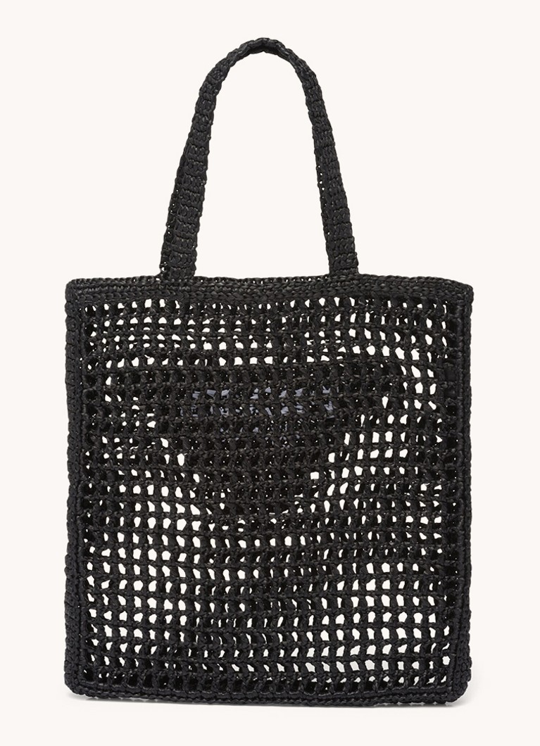 Prada raffia shopper