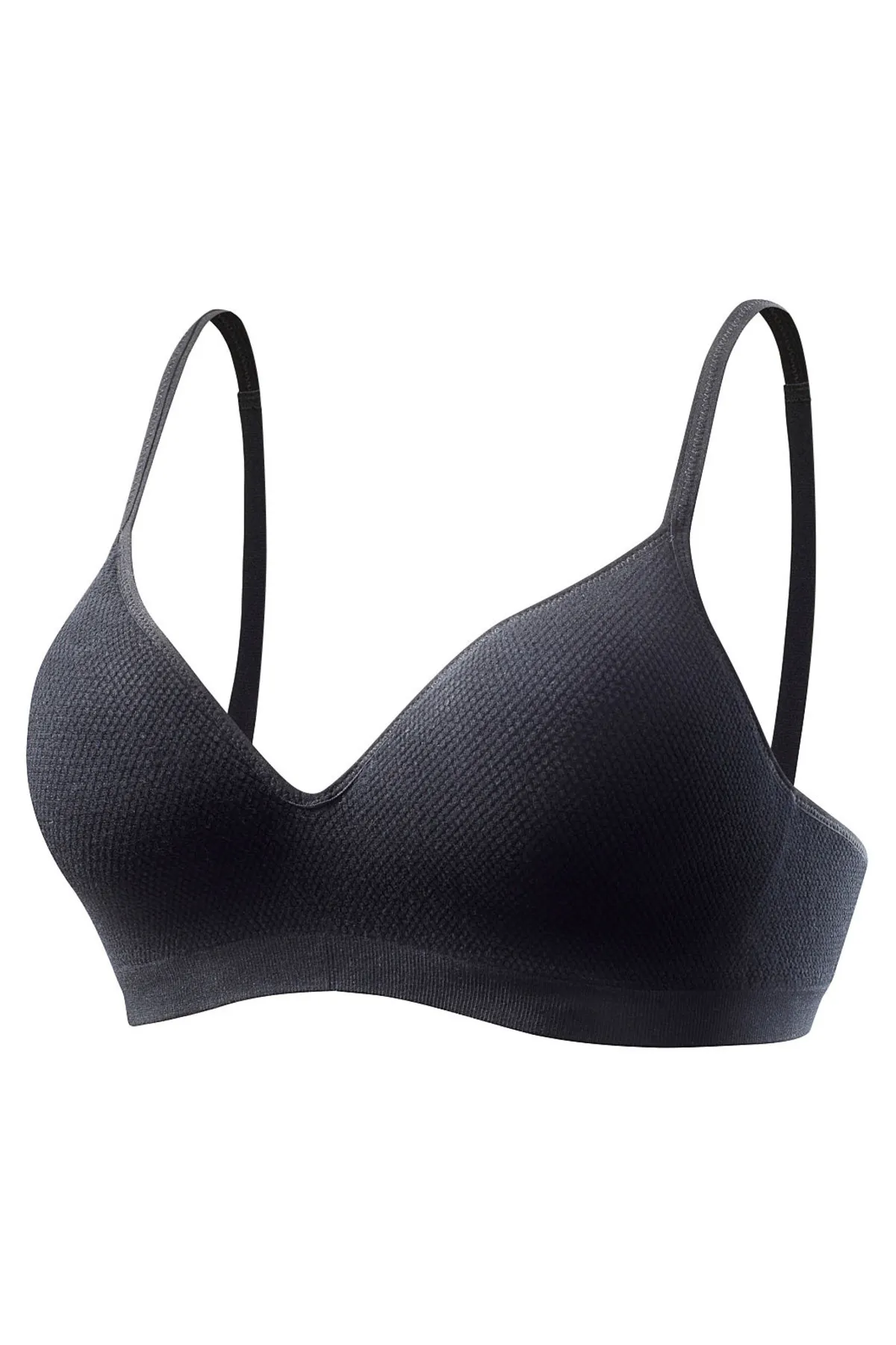 LASCANA  BH - Schwarz - Unifarben