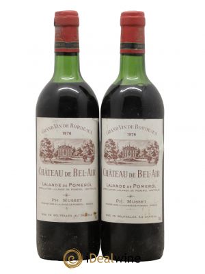 Château de Bel-Air  1976 - Lot de 2 Bouteilles