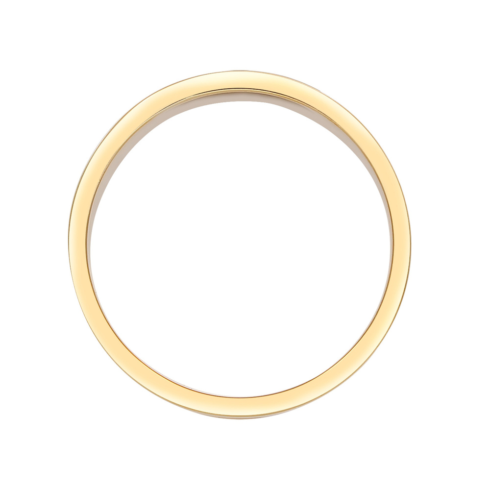 KUZZOI KUZZOI Bague Bandring pour homme en émail Geo de base, occasionnel, en argent ste Bague