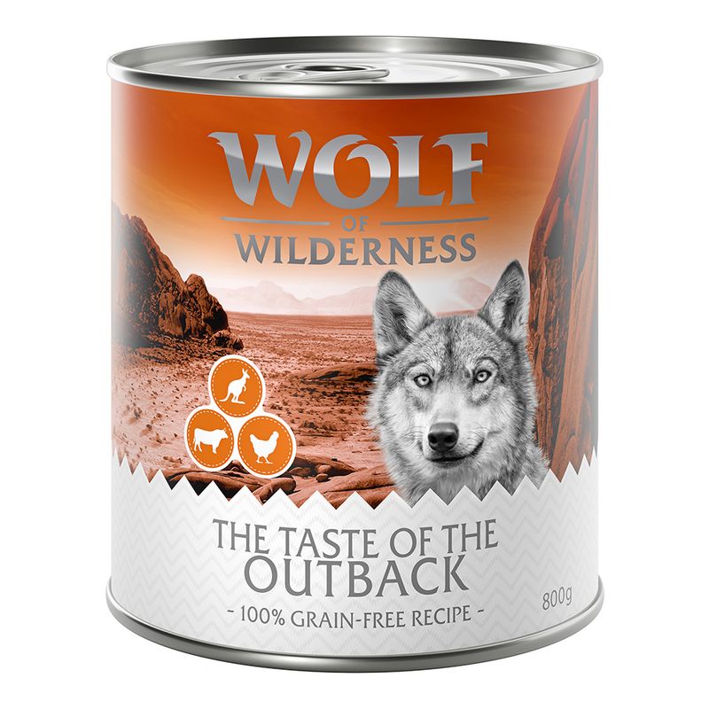 Sparpaket Wolf of Wilderness 'The Taste Of' 24 x 800 g
