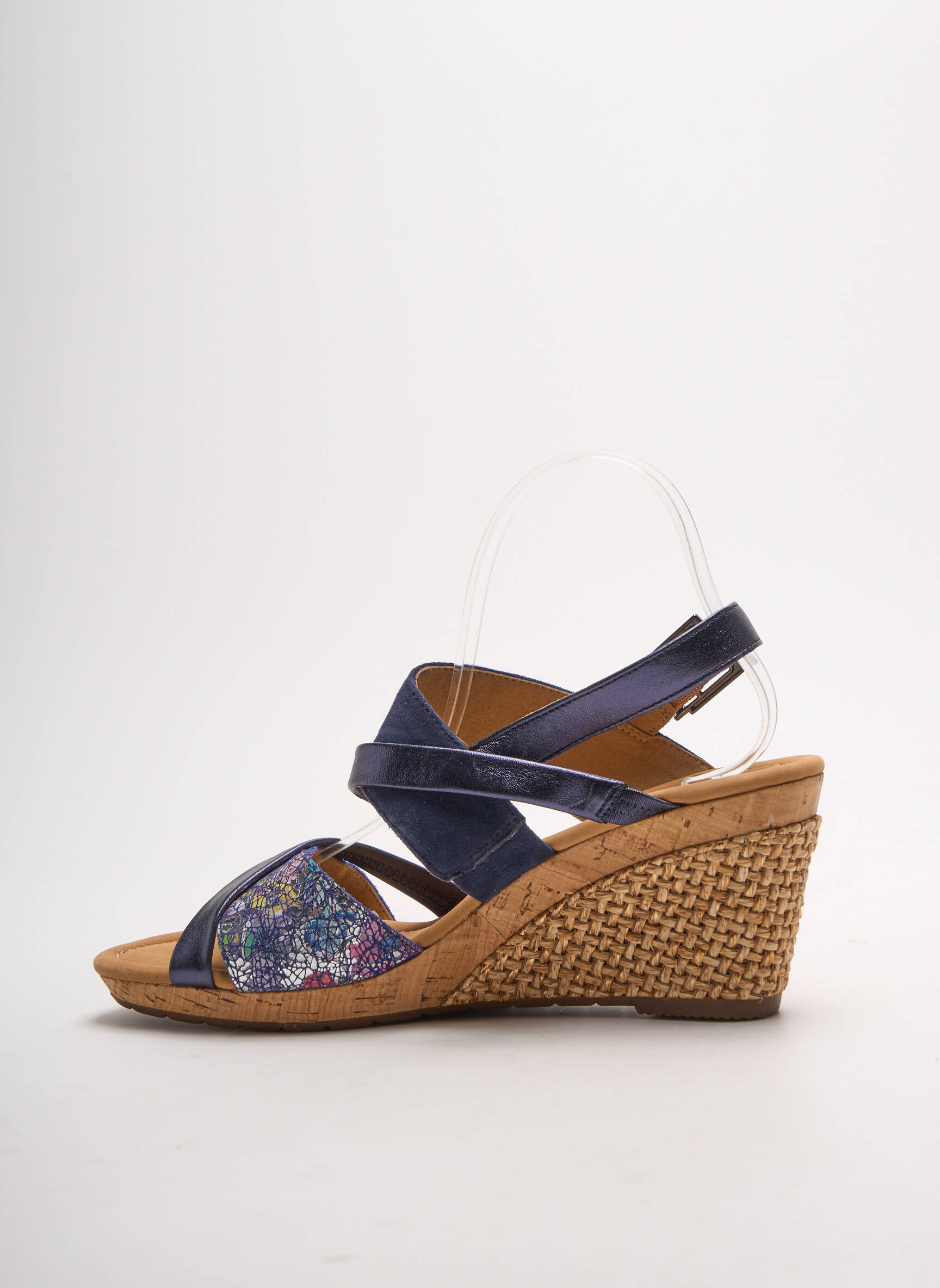 Gabor Sandales Nu Pieds Femme couleur bleu