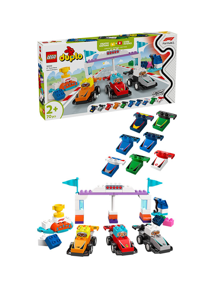 LEGO LEGO® DUPLO® Town F1® Team Rennautos mit Rennfahrern - ab 2 Jahren günstig kaufen onesize