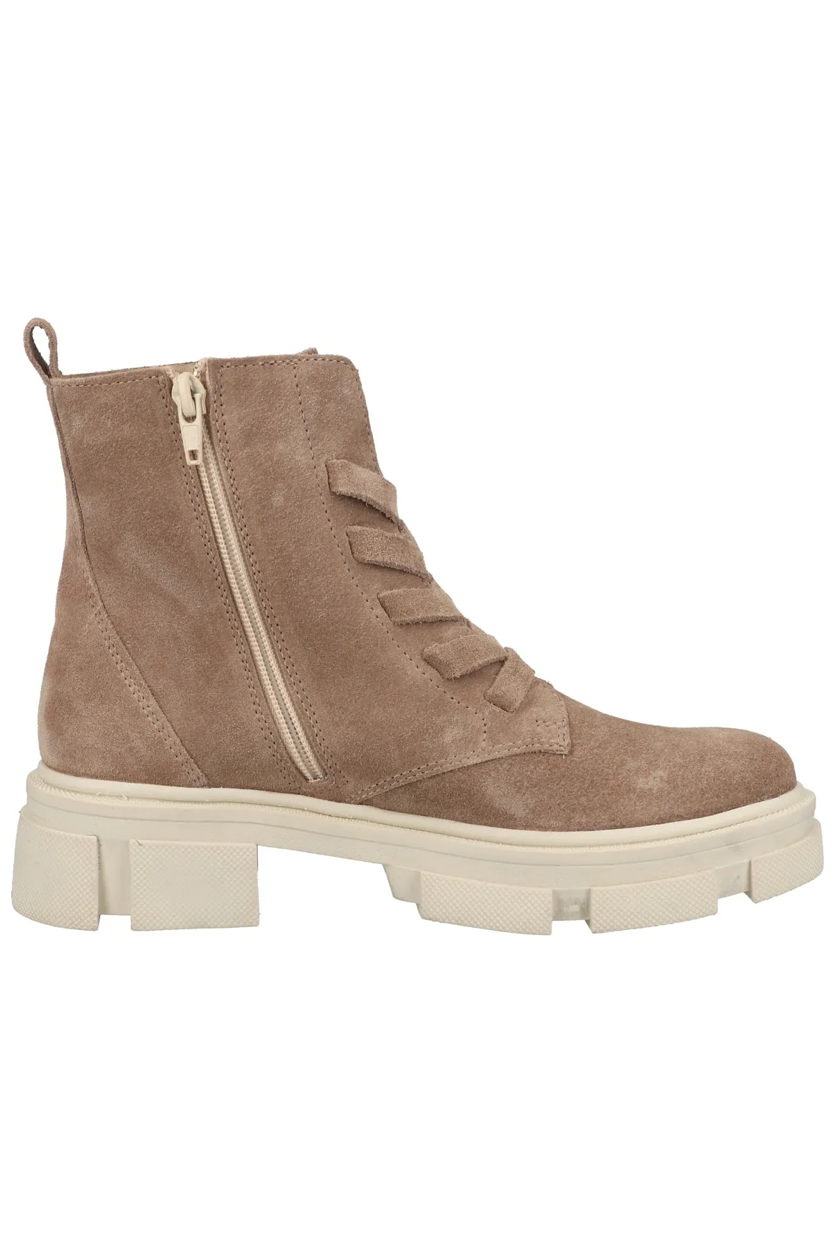 ILC  Stiefelette - Beige - Blockabsatz