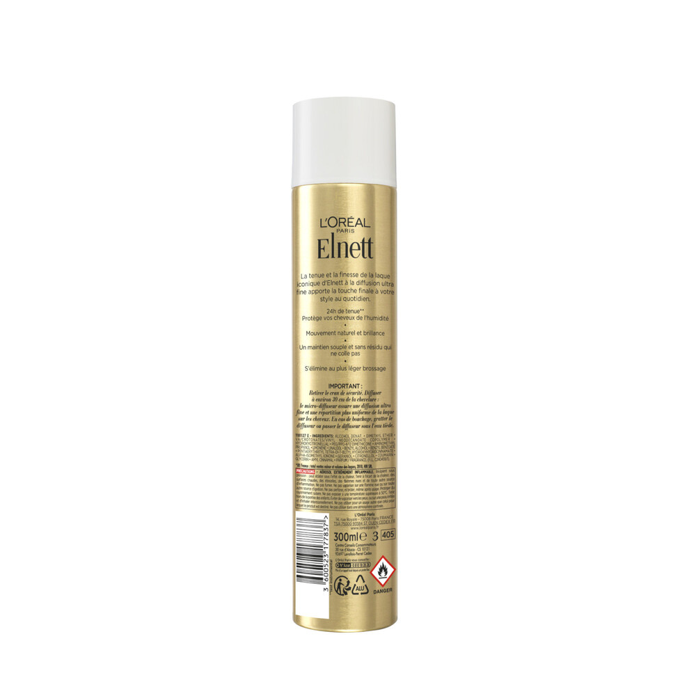 L'Oréal Paris L'Oréal Paris Elnett Satin Laque Fixation Ultra Forte 300ml Laque Fixation Ultra-Forte