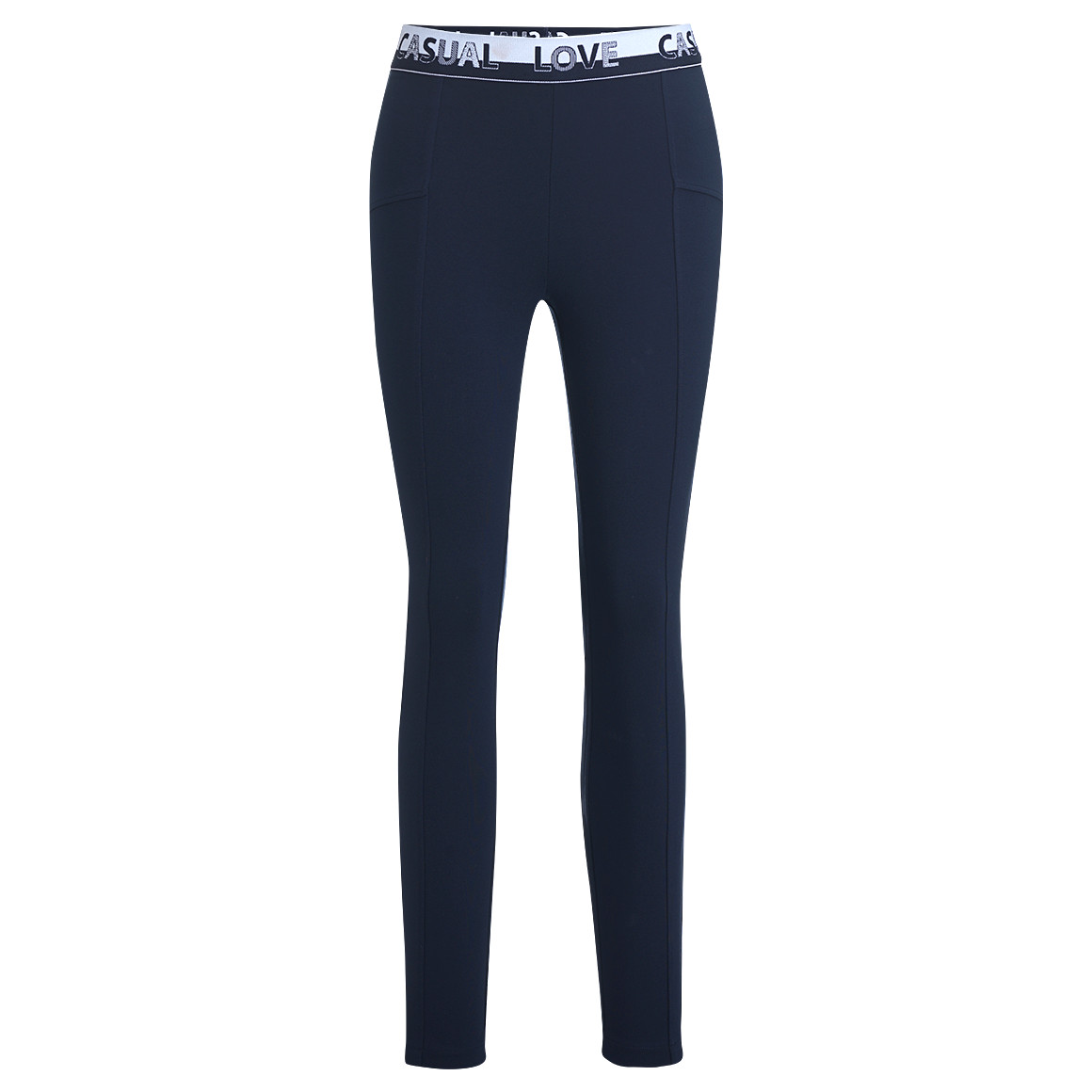Damen Leggings mit Schriftzug auf dem Bund