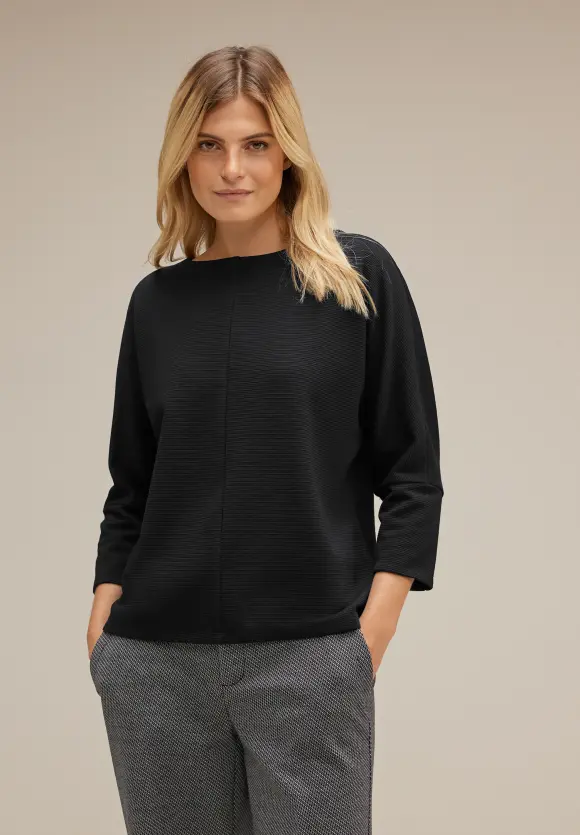 Street One Strukturshirt mit 3/4-Arm