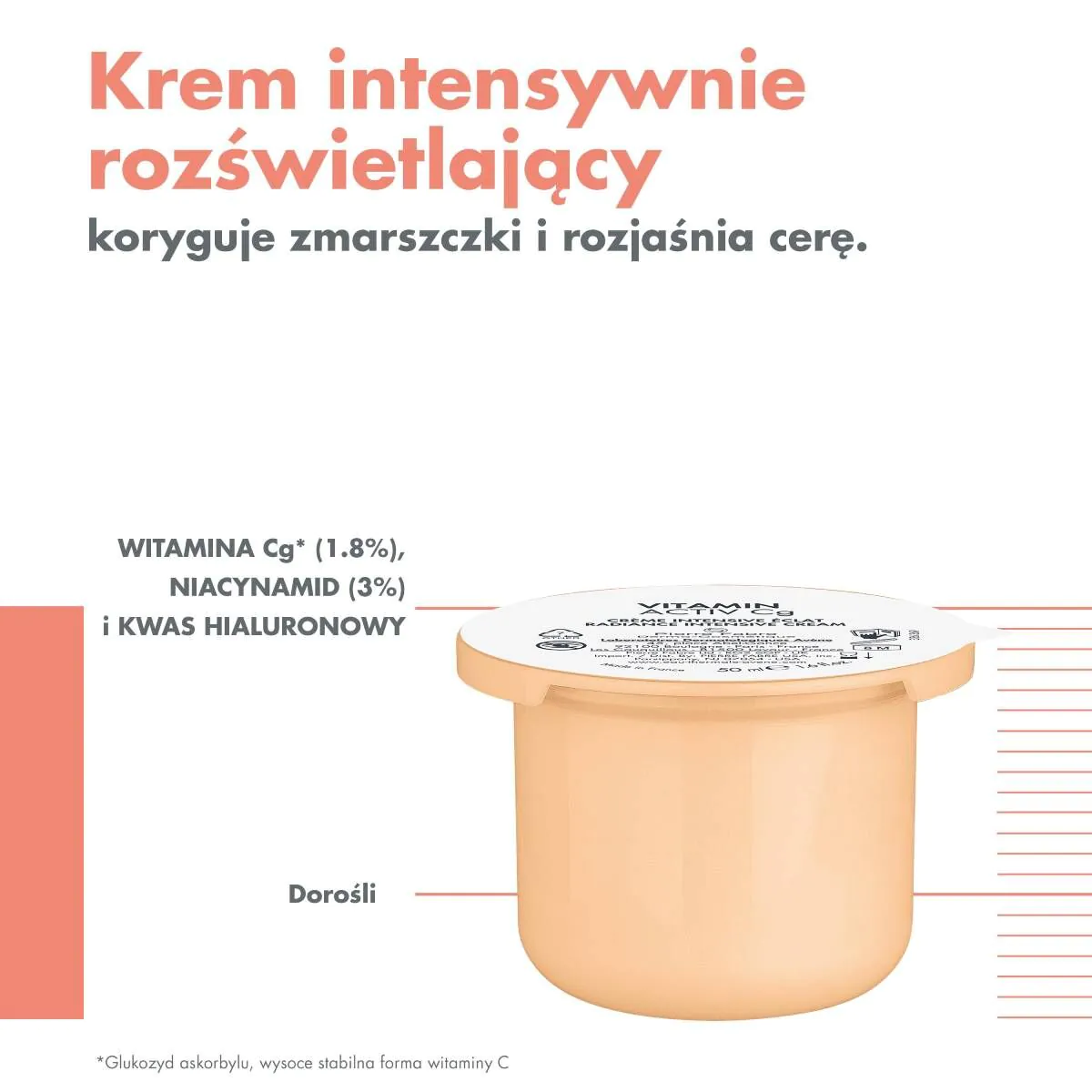 Avene Vitamin Activ Cg Eco-refill Intensiv Lysnende Creme
