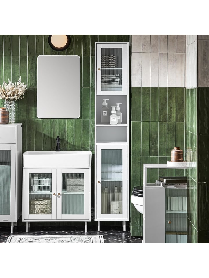 SoBuy Hochschrank in Weiß - (B)30 x (H)171 x (T)30cm günstig kaufen onesize