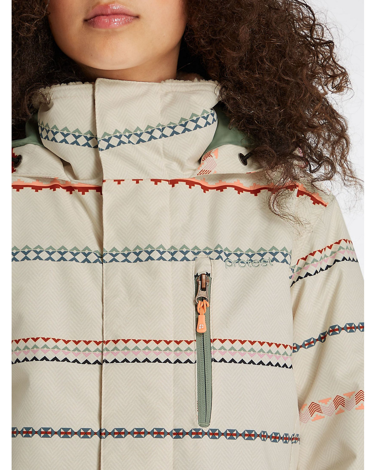 PRTMARCEK JR  - 10K Wasserdicht und atmungsaktiv PFC-Frei   Winterjacke Skijacken für Mädchen