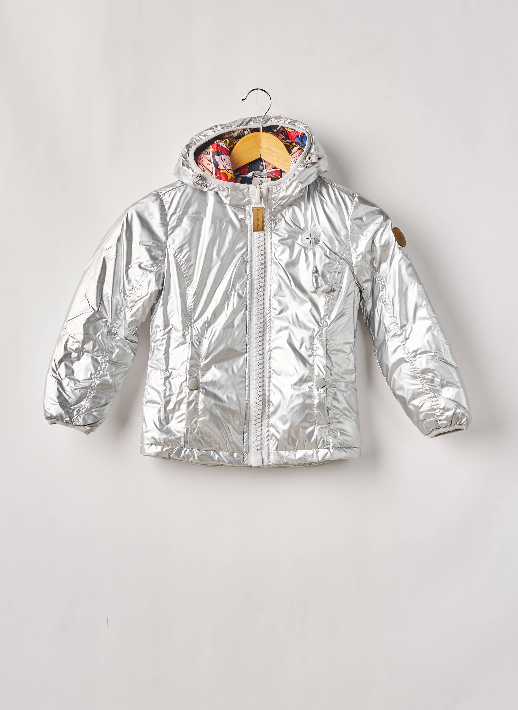 80Dboriginal Doudounes Enfant couleur gris