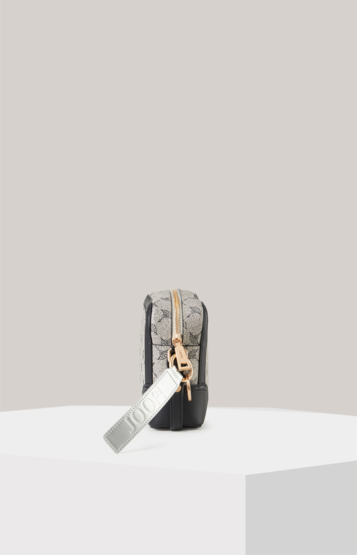 Schultertasche Mazzolino Edition Cloe in Schwarz/Offwhite