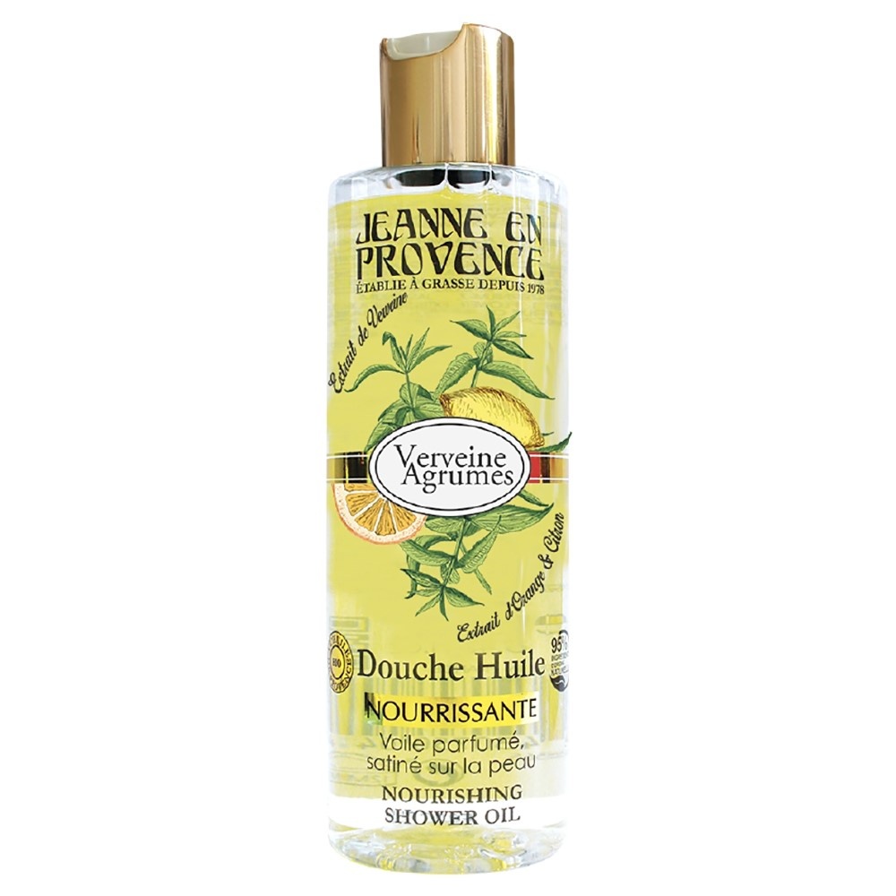 jeanne en provence Douche Huile Verveine Agrumes Huile de Douche
