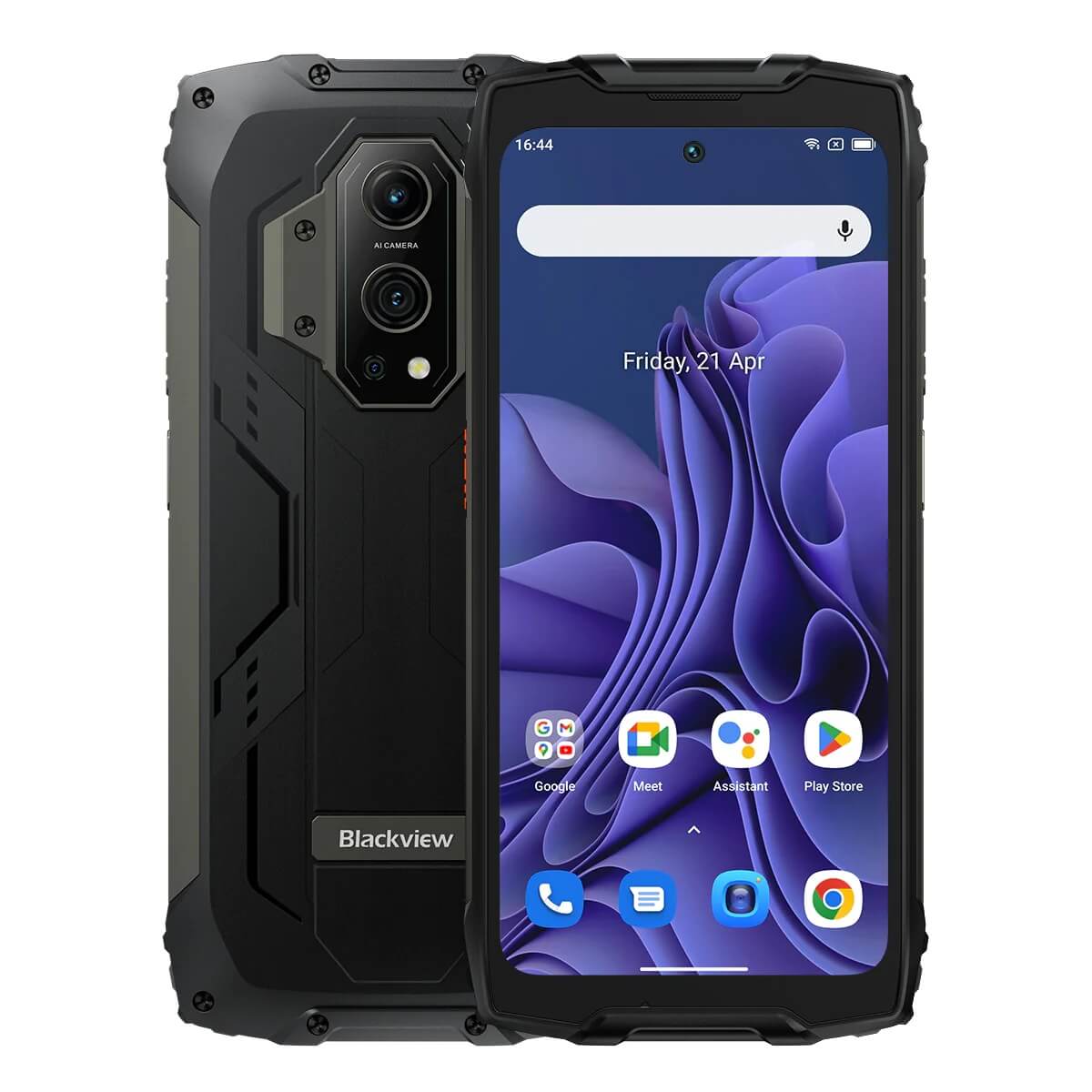 Blackview BV9300 schwarz Rugged Smartphone Entfernungsmesser 6,7