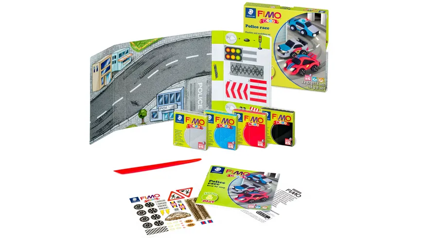 STAEDTLER Modelliermasse FIMO® Kids Materialpackung Form & Play 