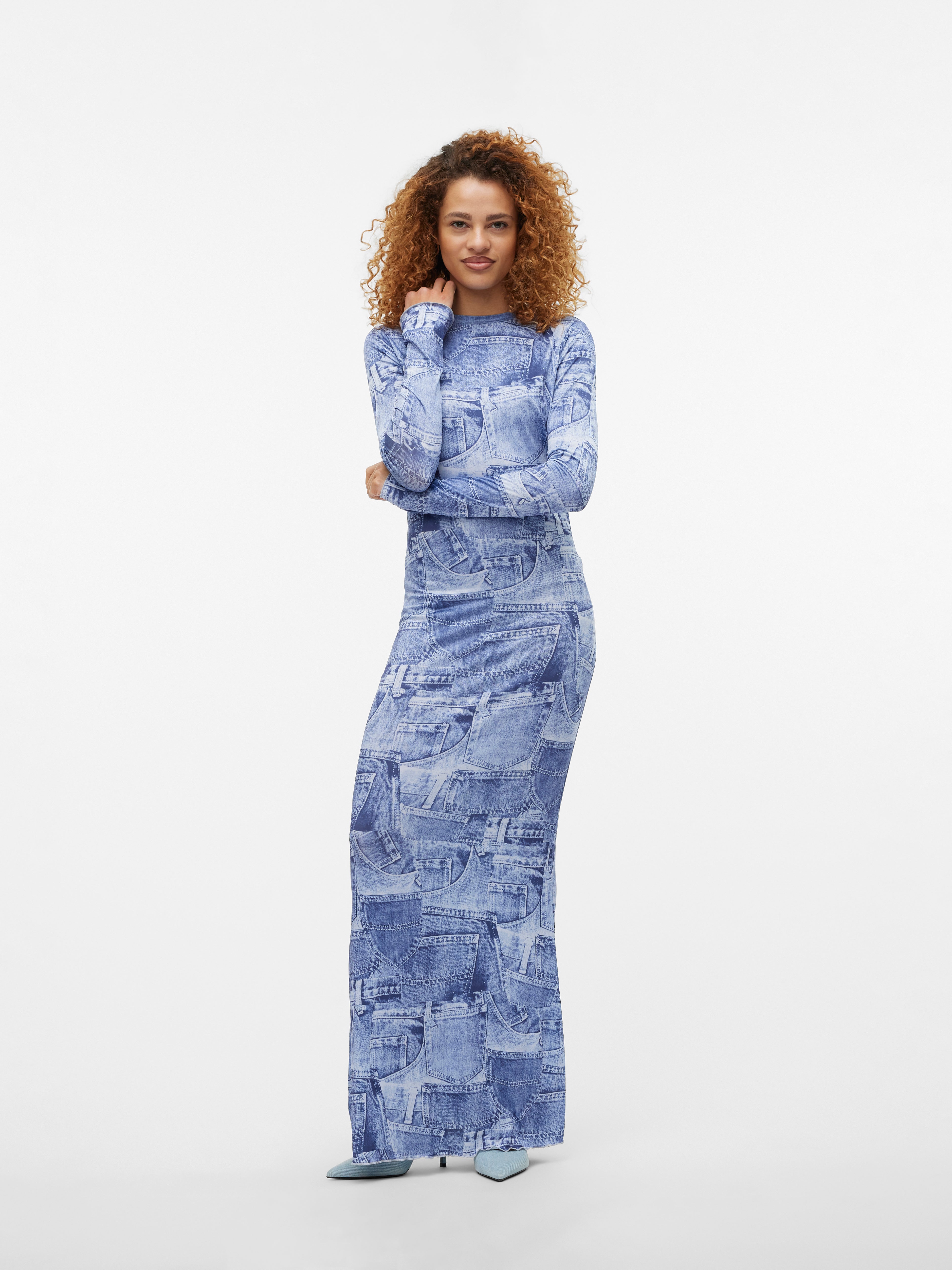 SOMETHINGNEW x SANDRA LAMBECK Langes Kleid