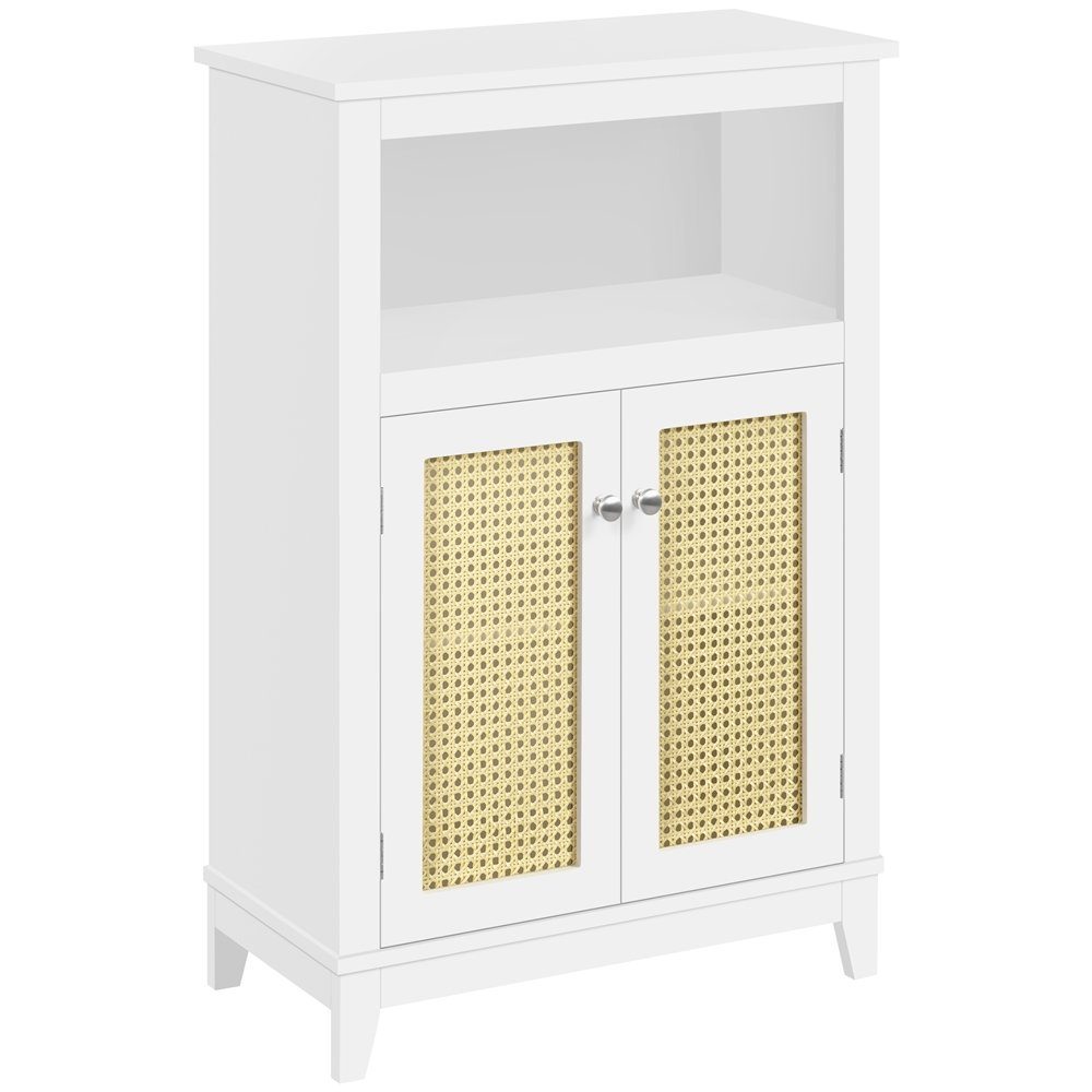Yaheetech Badkommode, Badezimmerschrank Unterschrank Badschrank, Weiß