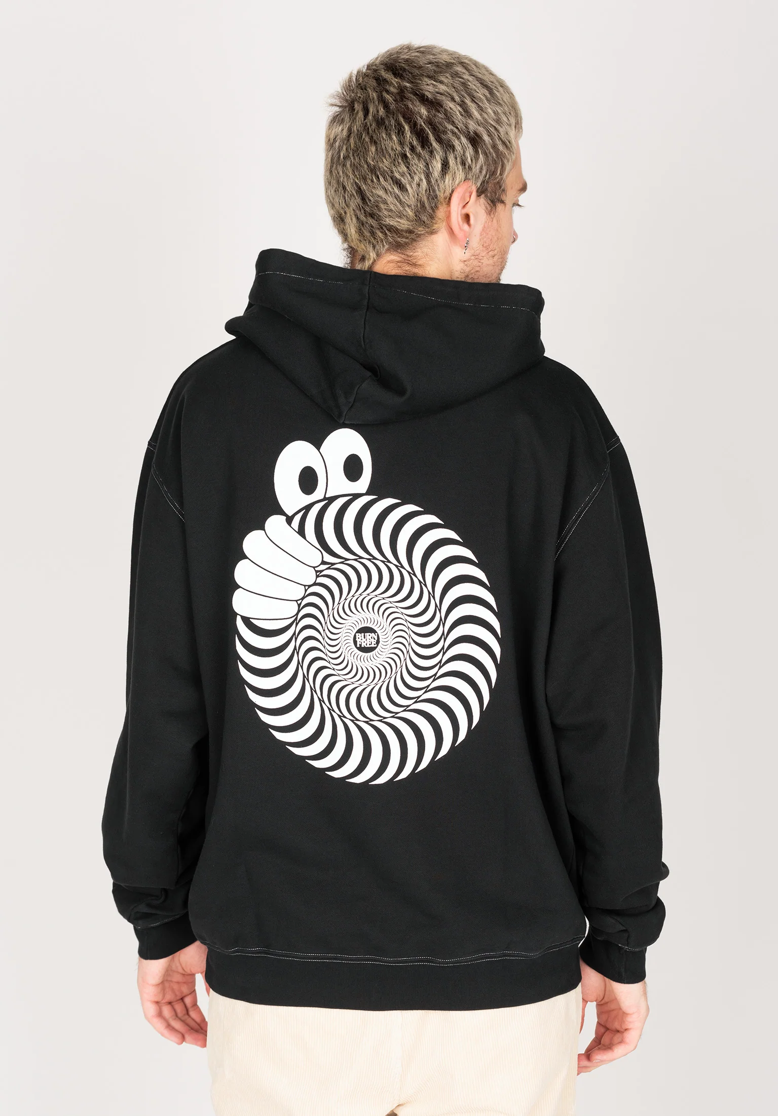 x Spitfire Swirl Hoodie Washed