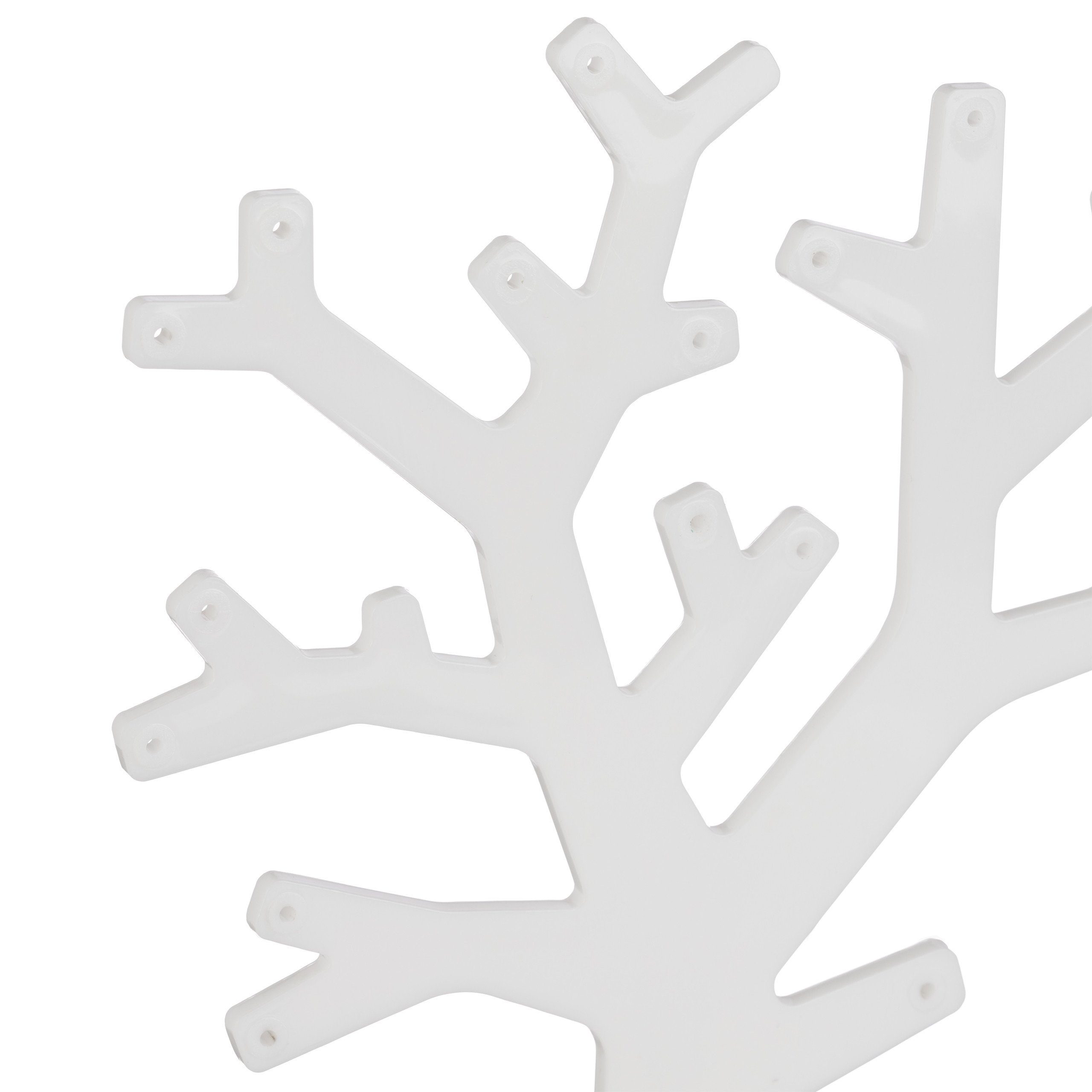 relaxdays Schmuckständer Schmuckständer Baum 2er-Set, Schwarz-Weiss