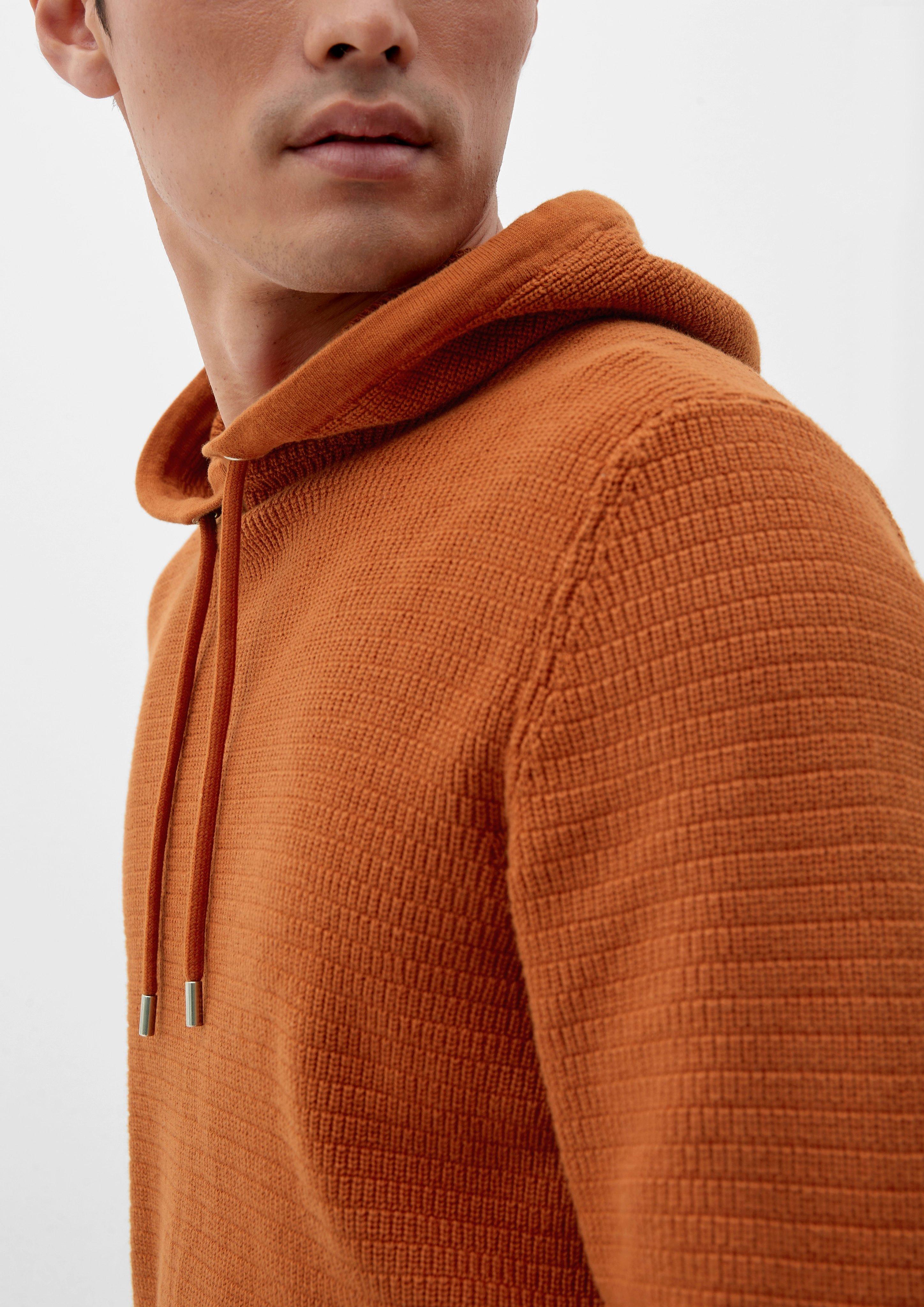 Kapuzenpullover aus Strukturstrick  2118090-2805