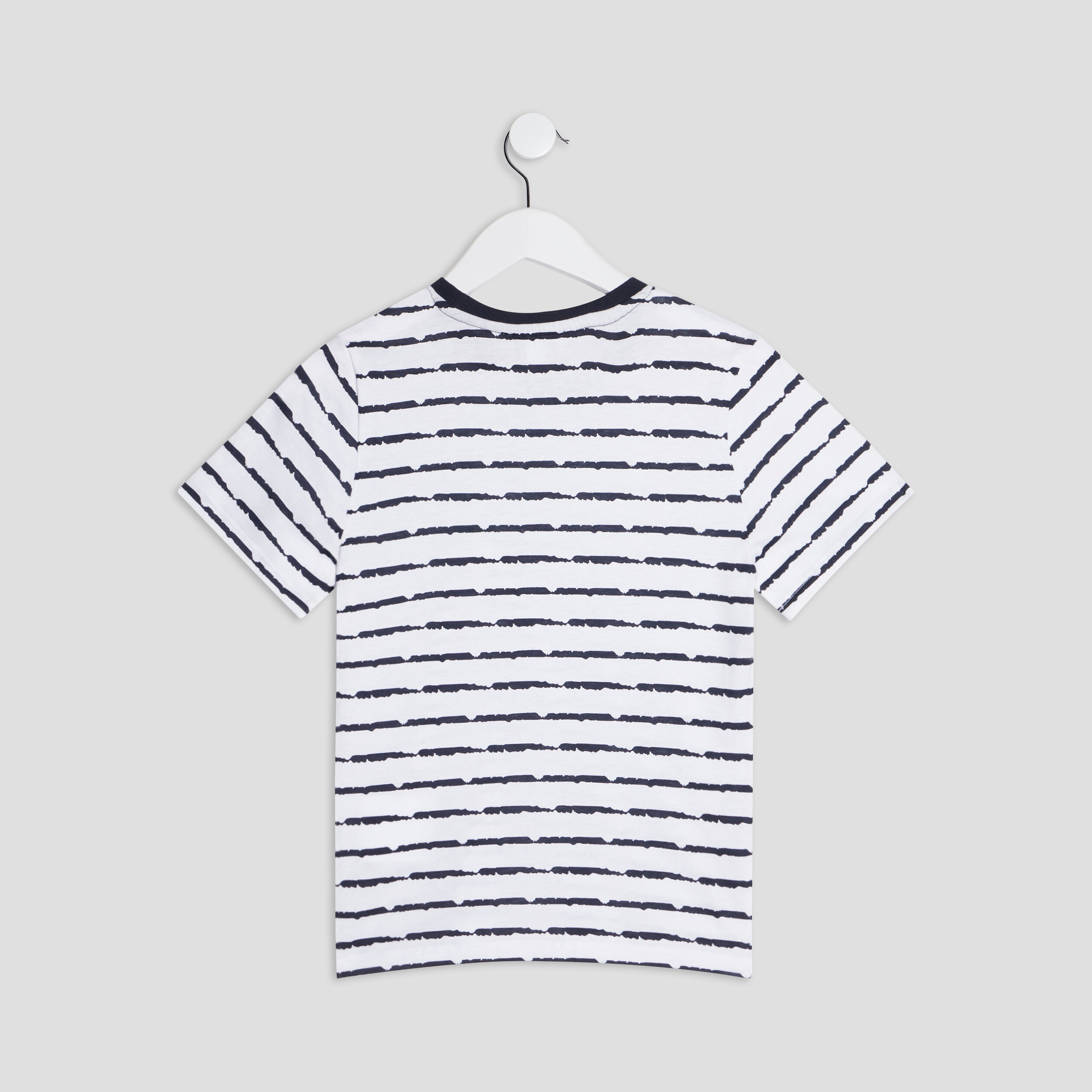 T-shirt manches courtes Creeks ivoire garçon | La Halle