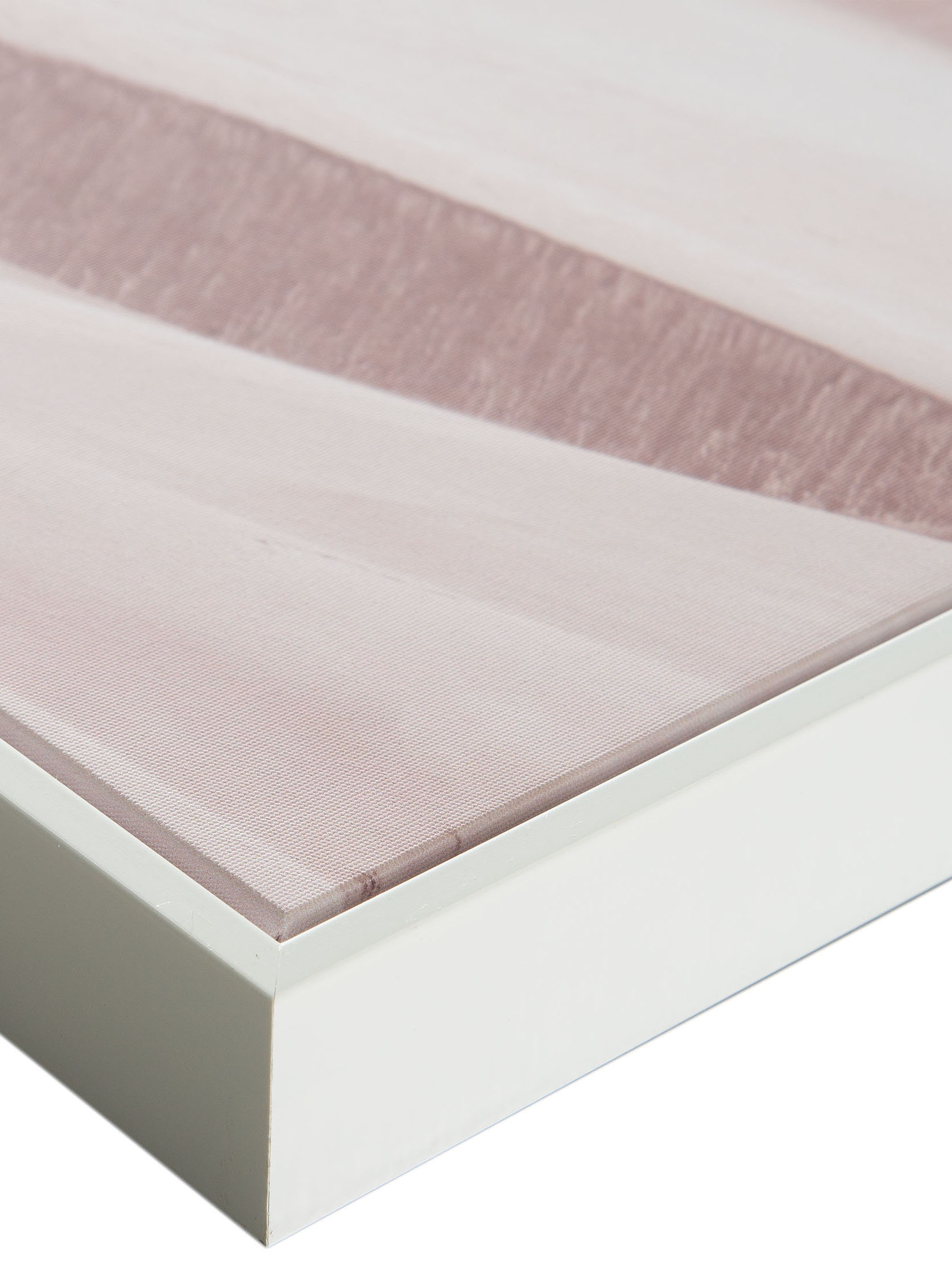 Wüste Leinwand-Druck-gerahmt, Hellbeige