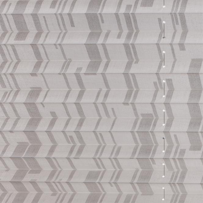 Bella Casa XXL Plissee, Faltvorhang, 175 x 120 cm, weiß/weiß