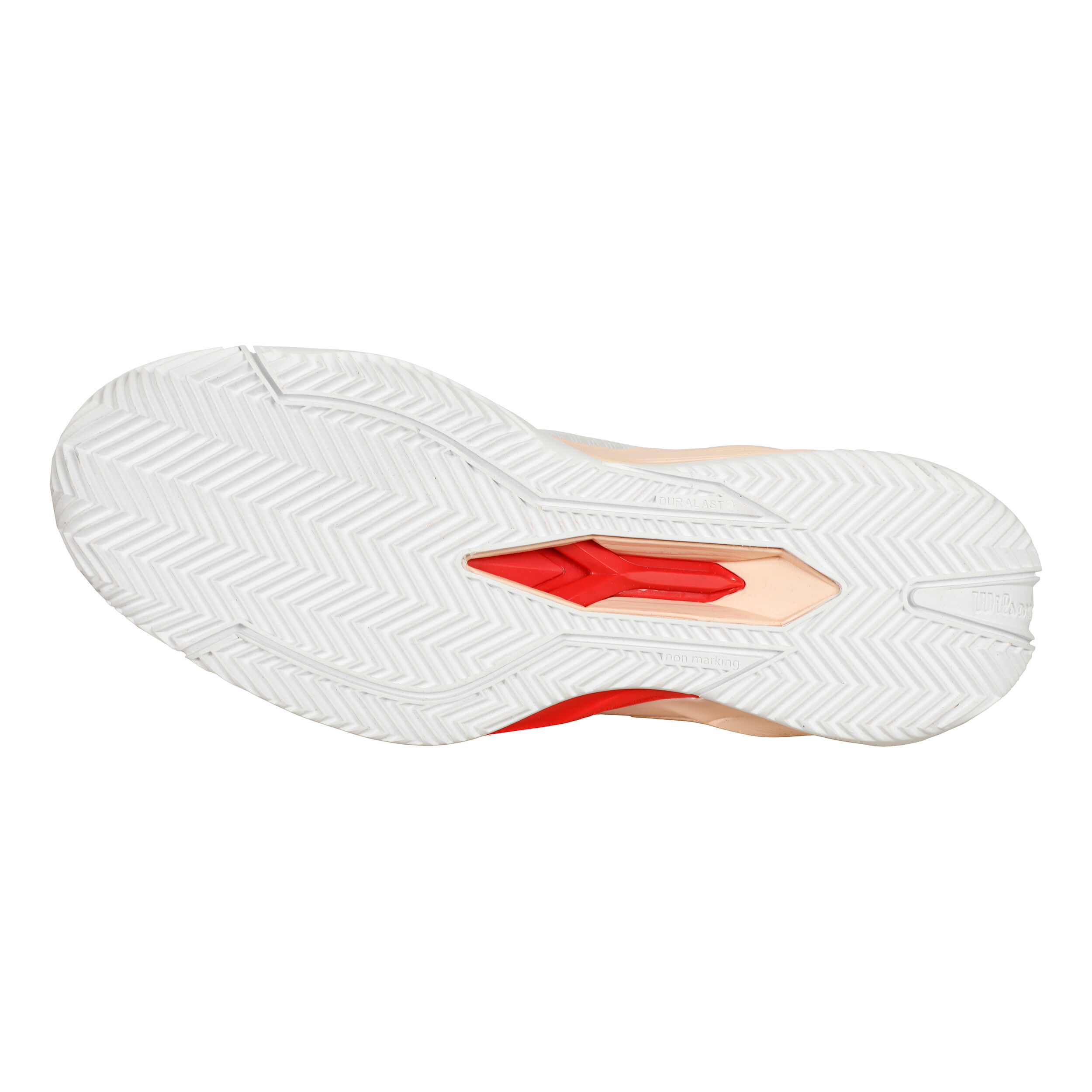 Rush Pro 4.0 CLY Sandplatzschuh Damen - Weiß, Apricot