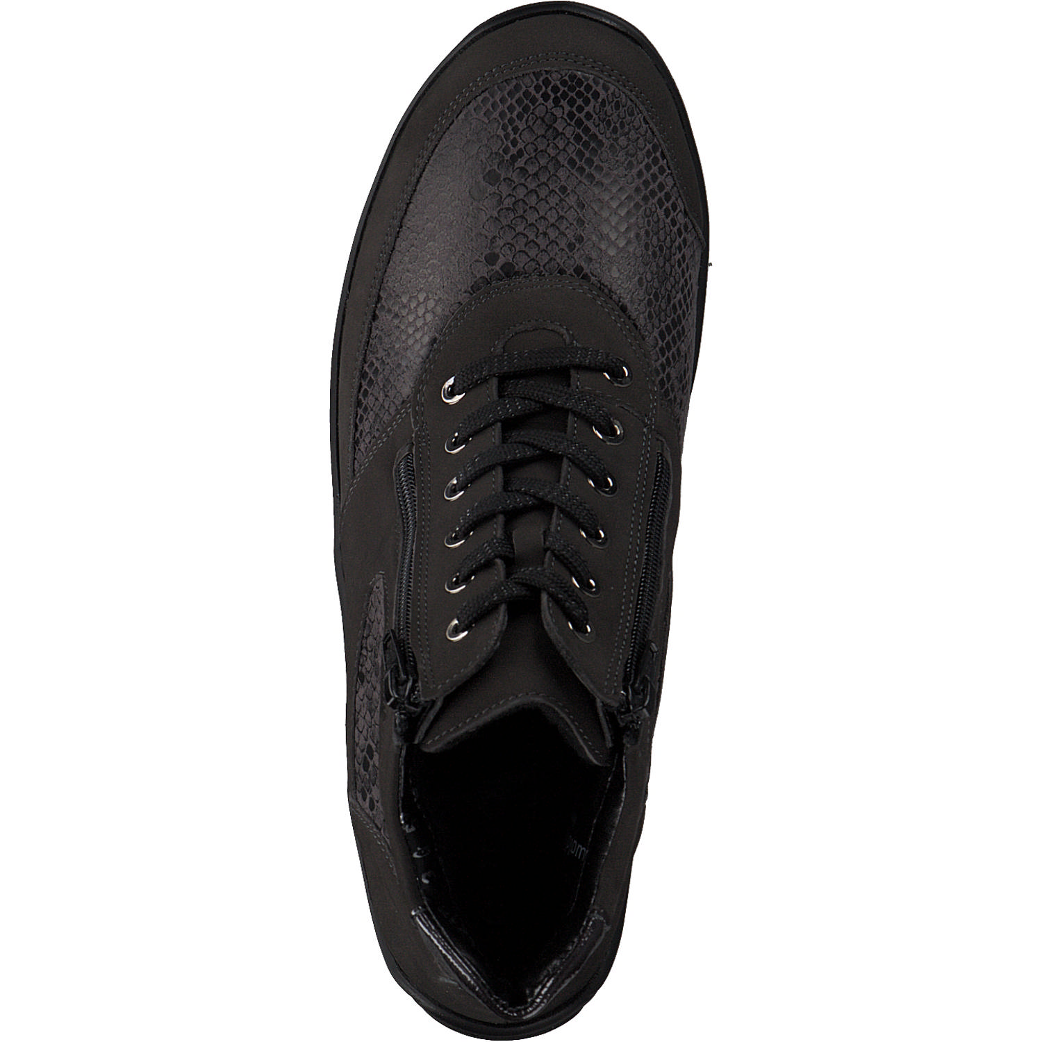 Waldläufer Hesna 312H82, Sneakers High, Damen, Carbon Anthrazit