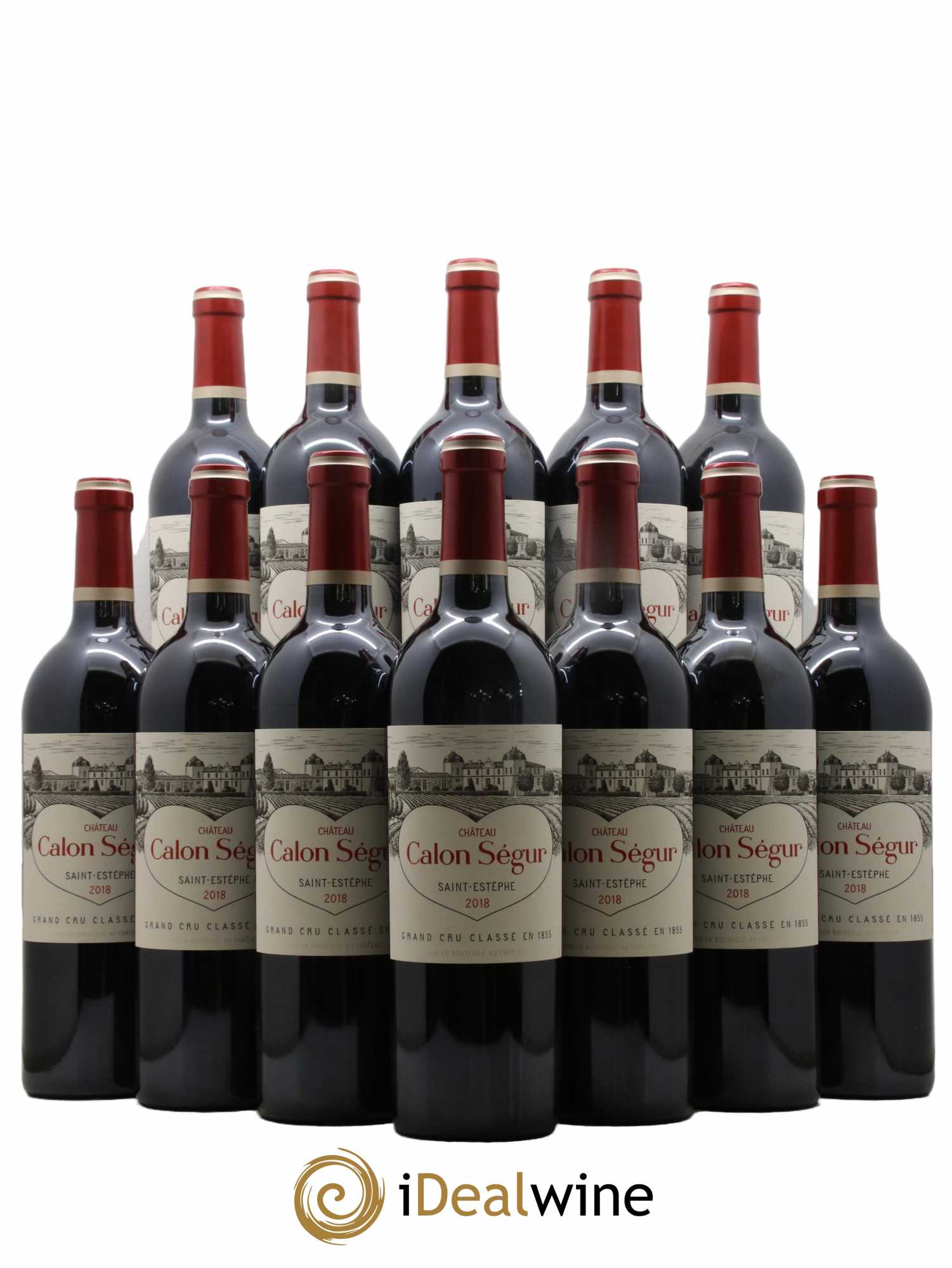 Château Calon Ségur 3ème Grand Cru Classé  2018 - Lot de 12 Bouteilles