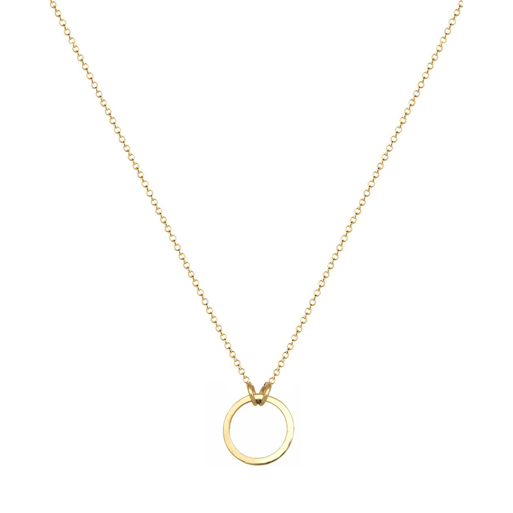 Elli Elli Collier Femme Charm de Cercle en 925 en Argent Sterling Bijoux