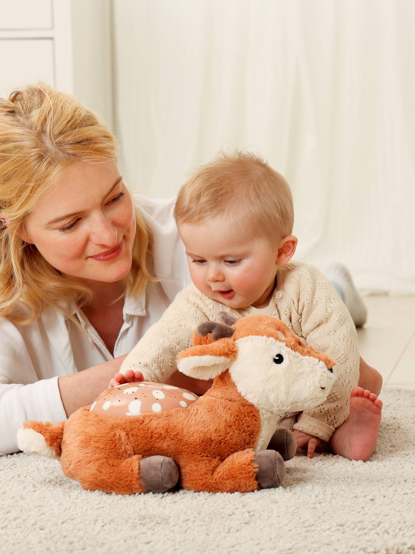 Cloud B Baby/Kinder Nachtlicht REHKITZ Twilight Buddies CLOUD B - braun