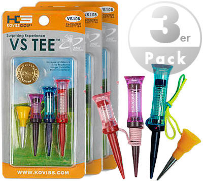 Koviss, Long, Middle, Short&Extra Short Tee VS108 3er-Pack