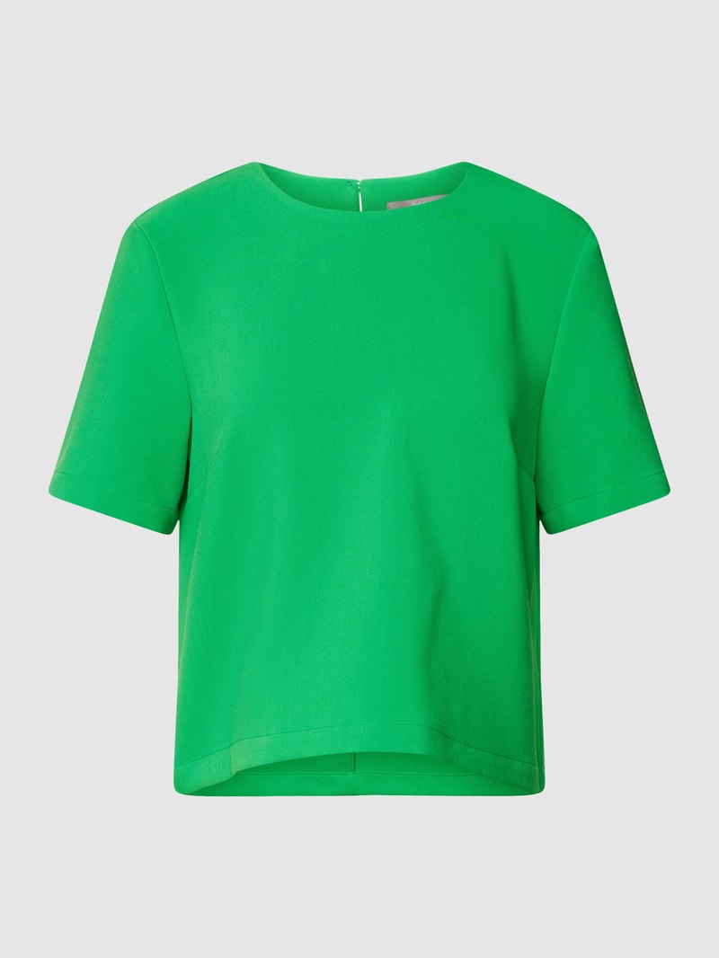 Blusenshirt mit Rundhalsausschnitt in apfelgrün