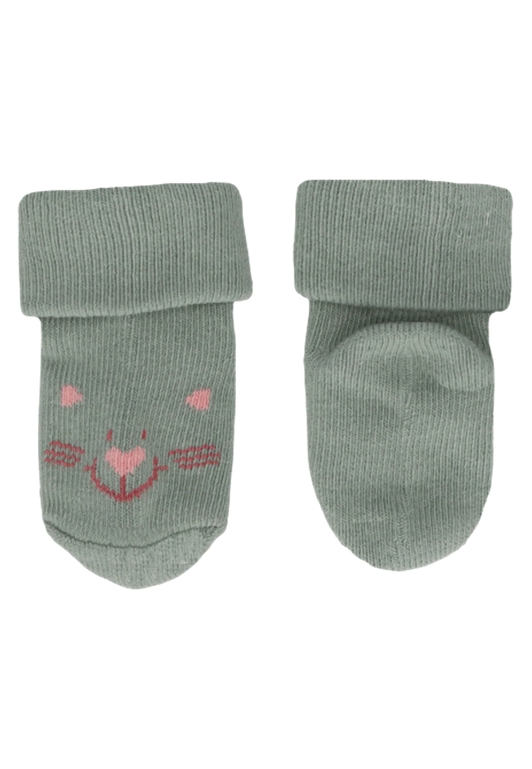 Erstlingssocken im 3er Pack mit Motiv Katze