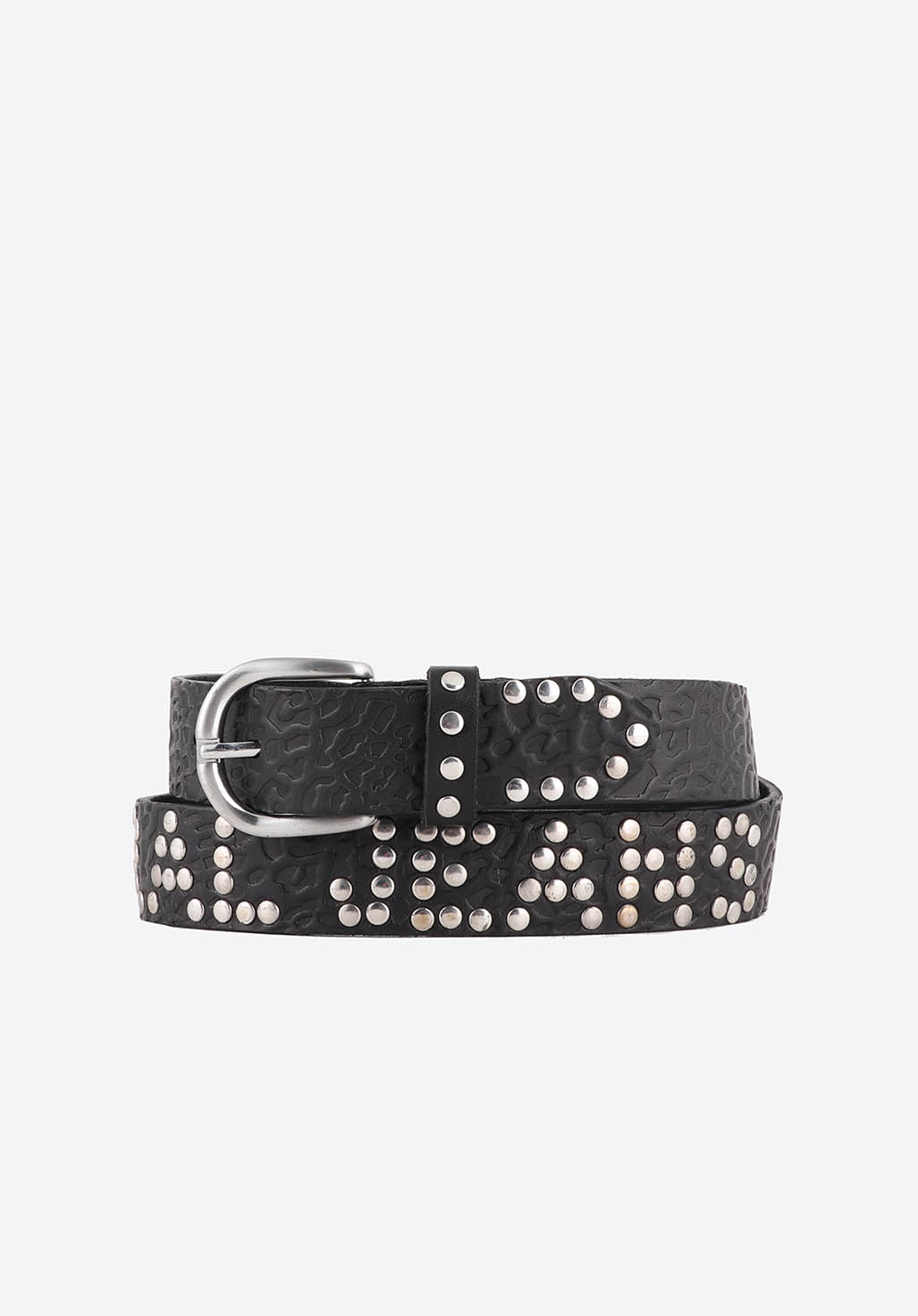 HENDA  Ceinture en cuir noir Femme