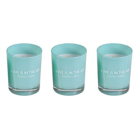 Duftglas SCANDI, hellblau, 3er Set