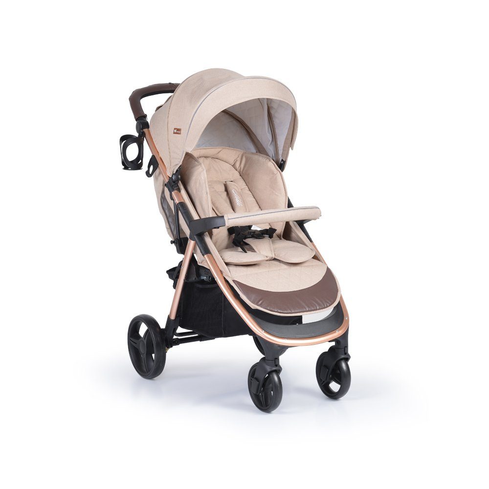 Cangaroo Kombi-Kinderwagen Kombikinderwagen Noble 3 in 1, Babyschale, Babywanne, Sportsitz klappbar