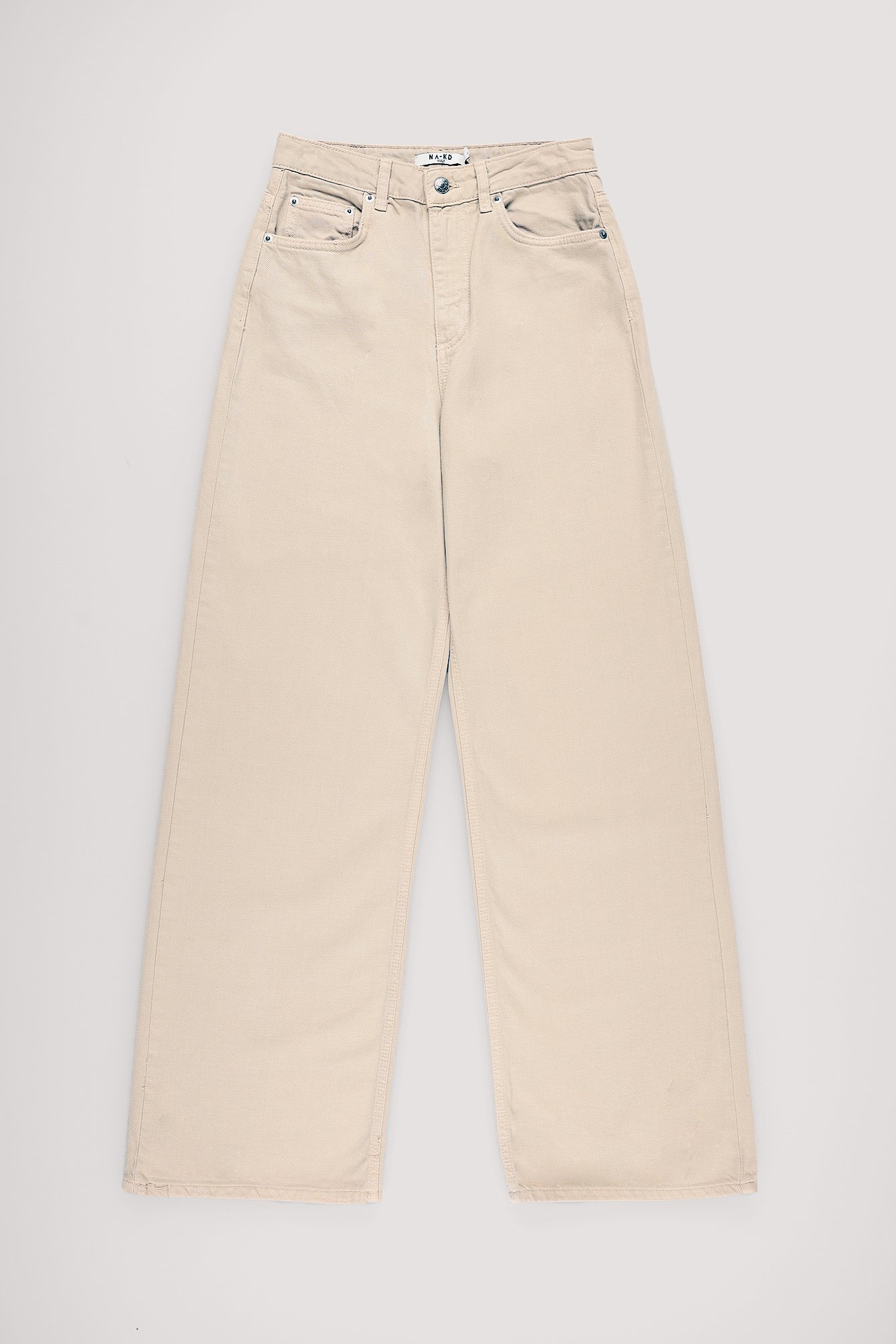 Weite Jeans mit hoher Taille