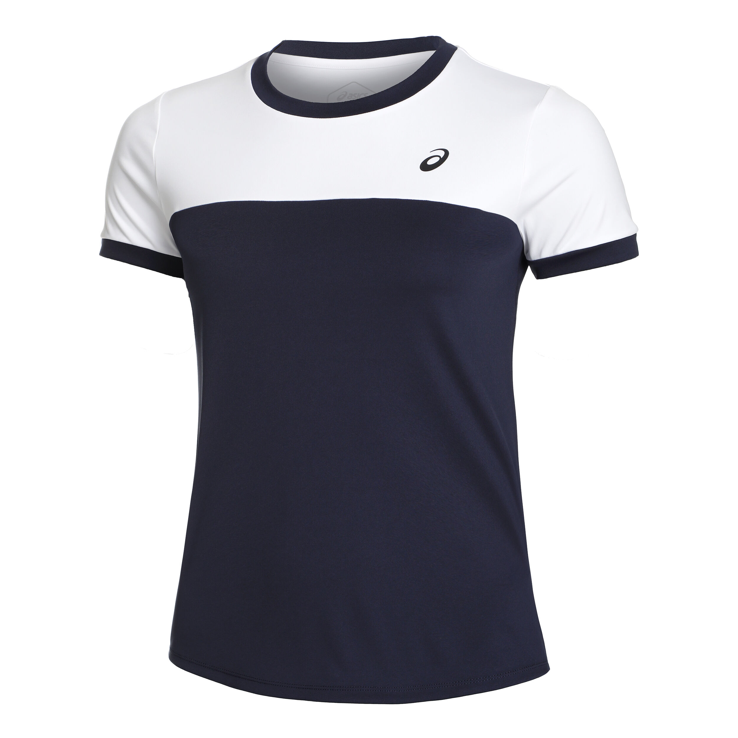 Court T-Shirt Damen - Dunkelblau, Weiß