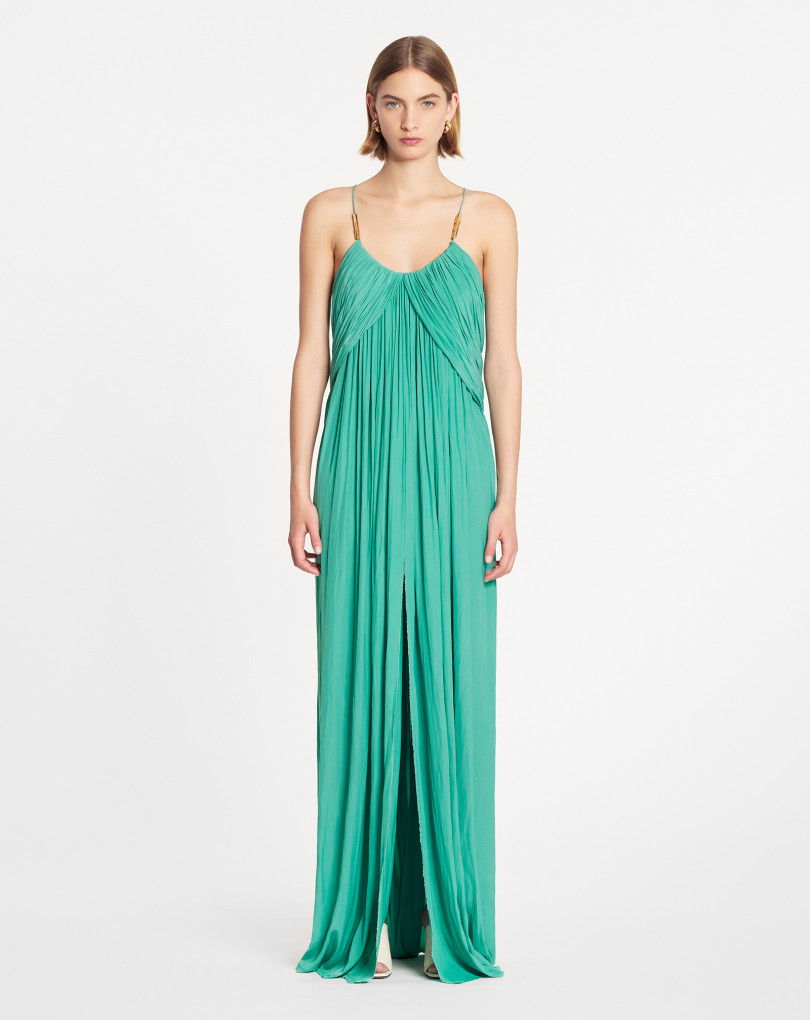 ROBE LONGUE À BRETELLES