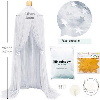 flowgoer Moskitonetz Moskitonetz Bett Himmel Himmel Babybett Polyester Stoff Romantischer