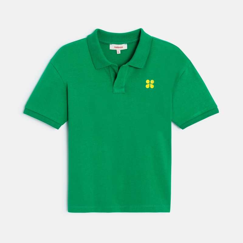 Polo garçon vert tropical Catimini