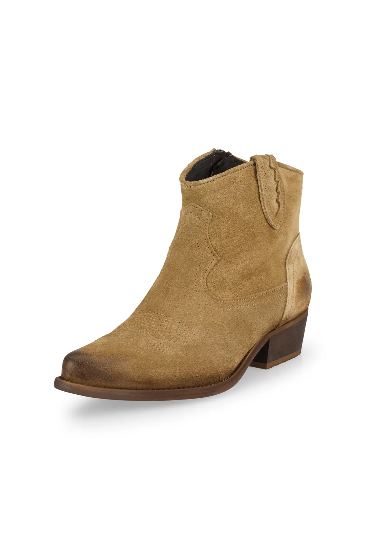 Felmini  Stiefelette - Grau - Blockabsatz