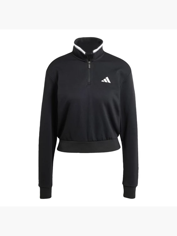 adidas Essentials Color Pop French Terry Crop Quarter-Zip Originals Jacke