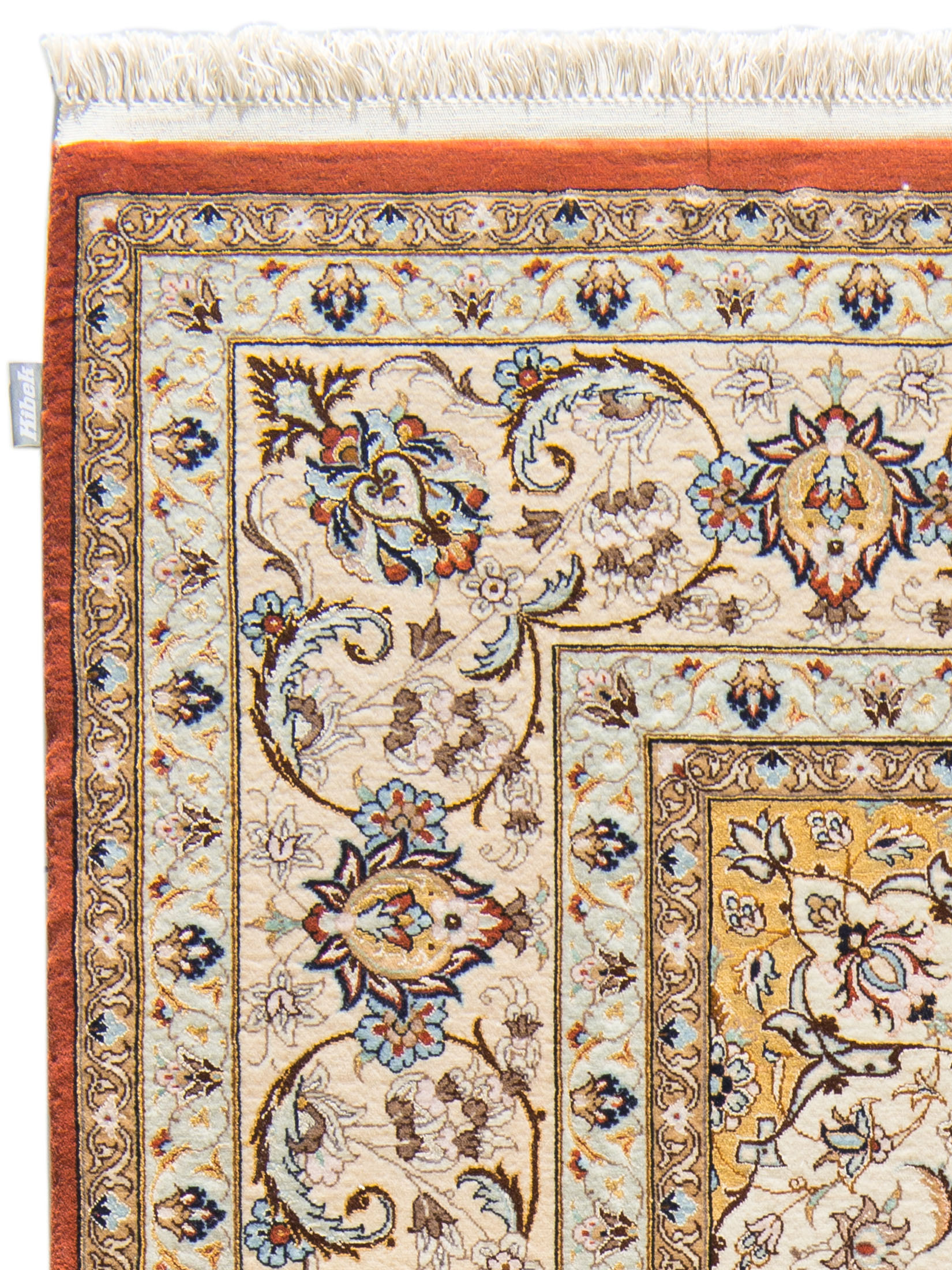 Isfahan Sadean Auf Seide ca. 154 x 230 cm, Unikat / Einzelstück