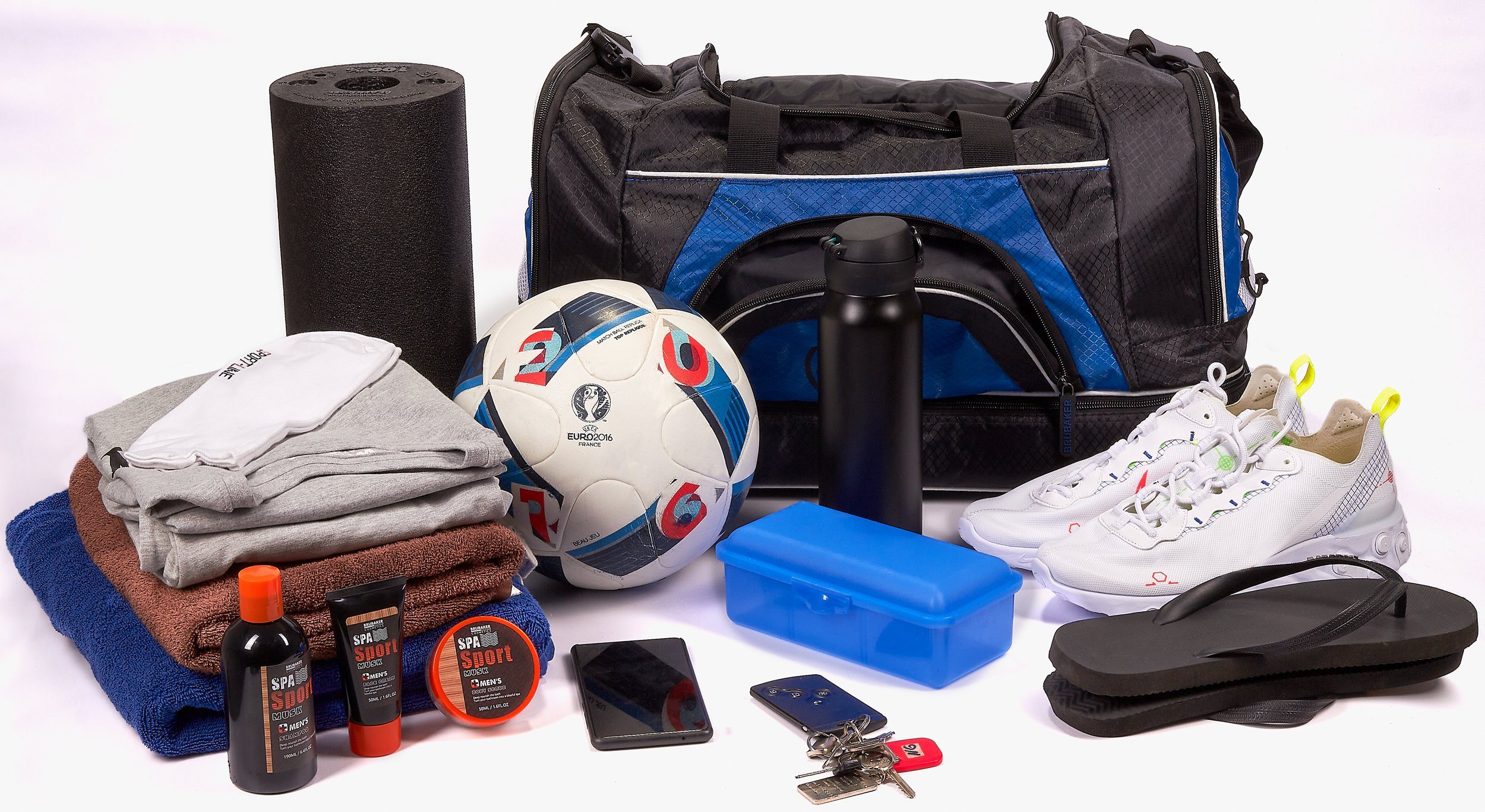 BRUBAKER Sporttasche XXL Trainingstasche 90 l oder 52 l (1-tlg., Reisetasche mit Schuhfach und Nassfach), Fitnesstasche mit abnehmbarem Schultergurt